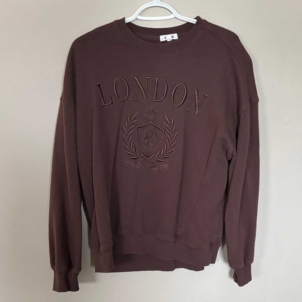 Garage Brown Crewneck Sweater